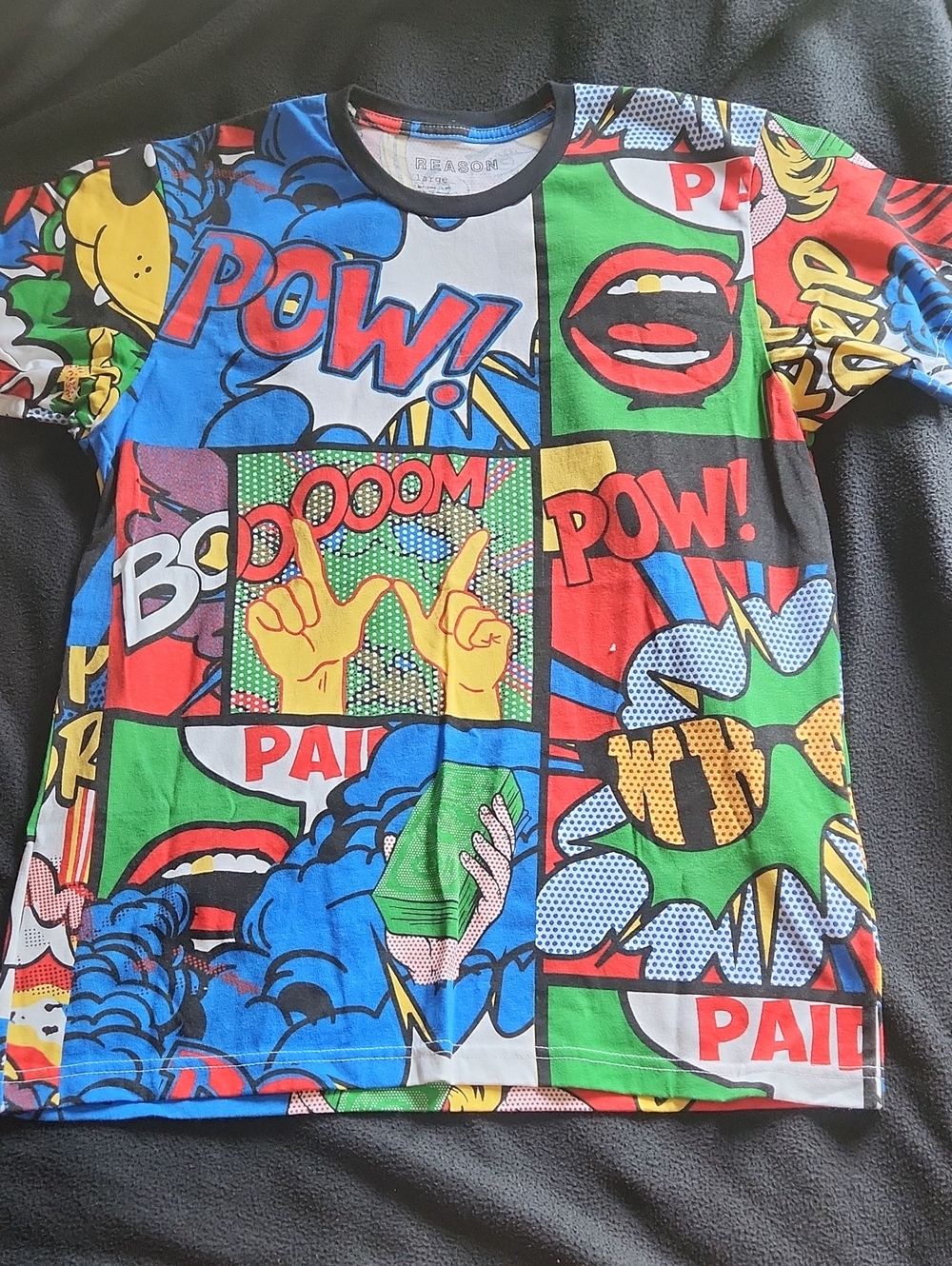 Reason Clothing Comic Pop Art Graphic Tee - Multicolor